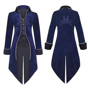 Limited Edition Men's Gothic Tailcoat blue